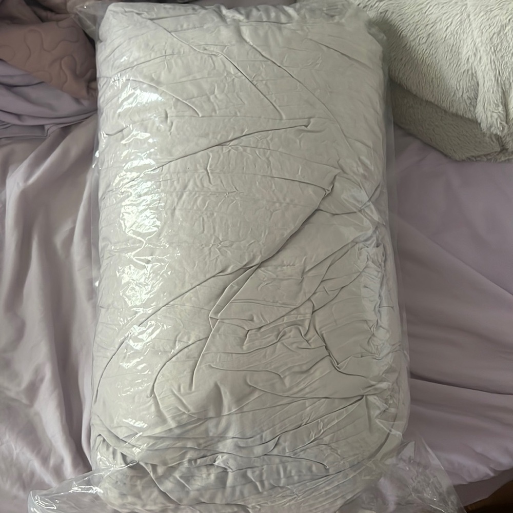 Grey Twin XL comforter
